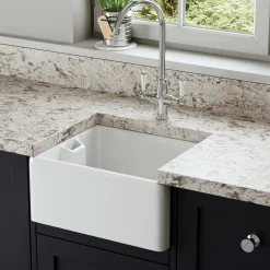 Butler & Rose Belfast / Butler Ceramic Fireclay Kitchen Sink - 460 x 380mm