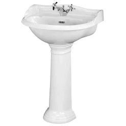 Butler & Rose Benedict 500mm Full Pedestal & Basin - 1 Tap Hole