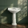 Butler & Rose Benedict 600mm Full Pedestal & Basin - 1 Tap Hole