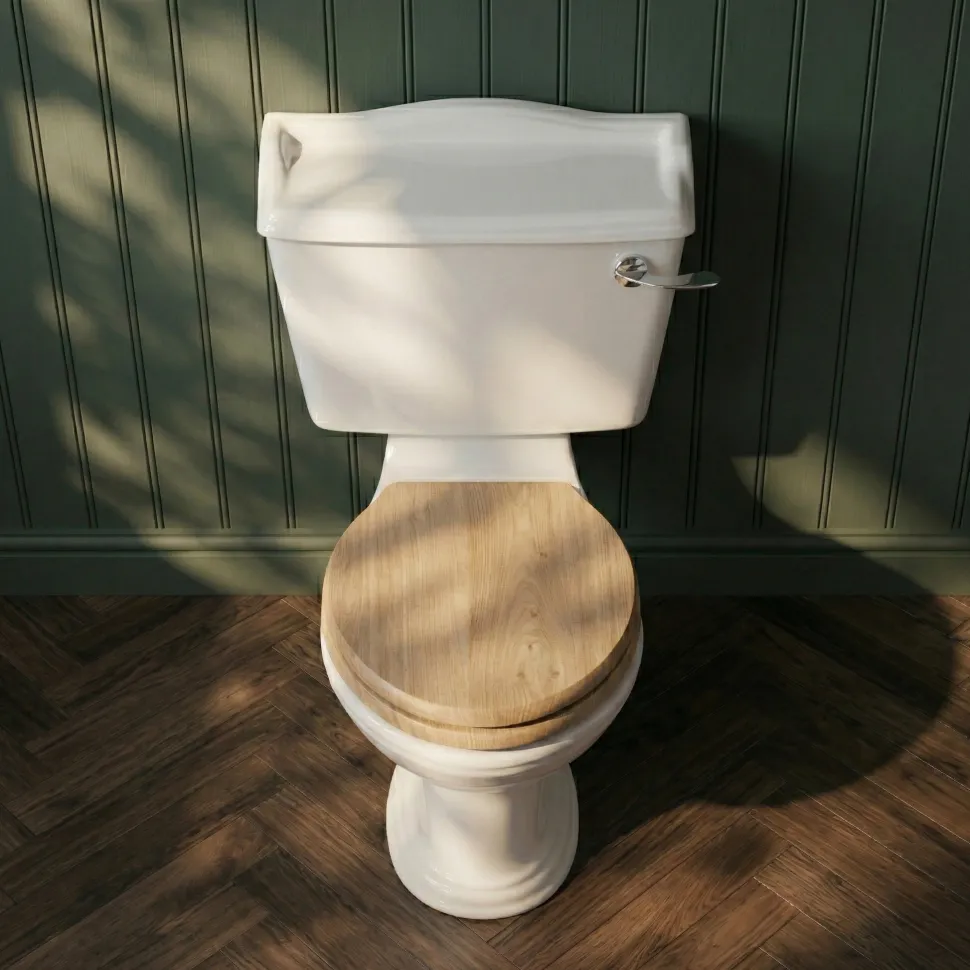 Butler & Rose Benedict Traditional Close Coupled Toilet (Excluding Seat)