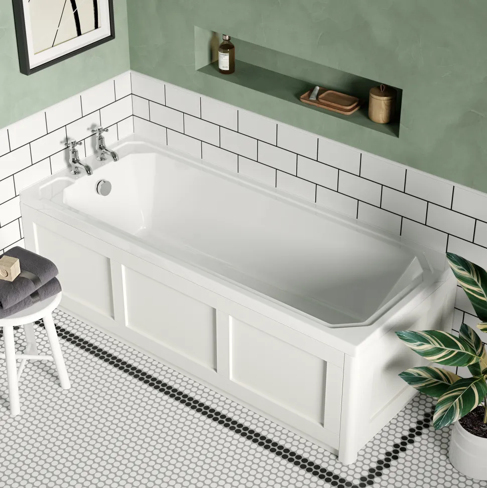 Butler & Rose Catherine Bathroom Suite with Shower Bath