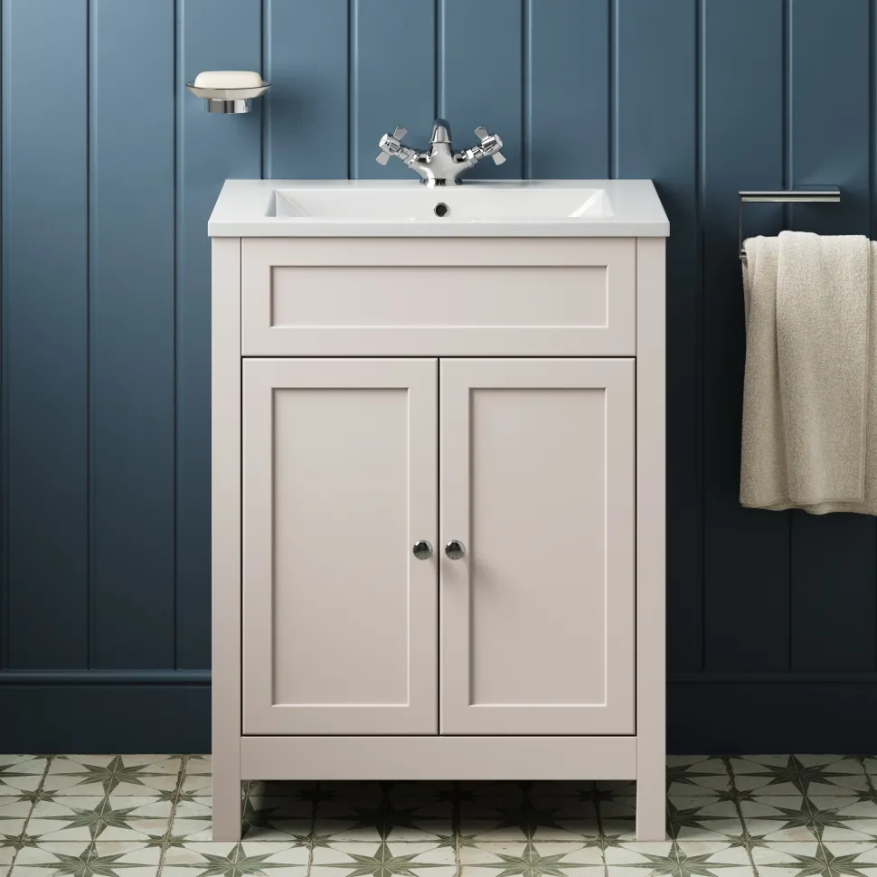 Butler & Rose Catherine Bathroom Suite with Vanity Unit & Close Coupled Toilet (Excluding Seat)