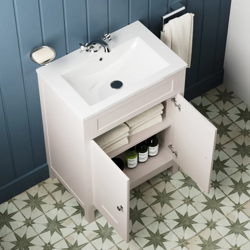 Butler & Rose Catherine Bathroom Suite with Vanity Unit & Close Coupled Toilet (Excluding Seat)