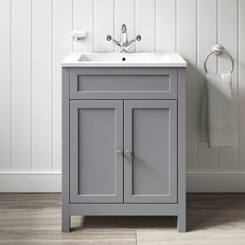 Butler & Rose Catherine Bathroom Suite with Vanity Unit & Close Coupled Toilet (Excluding Seat)