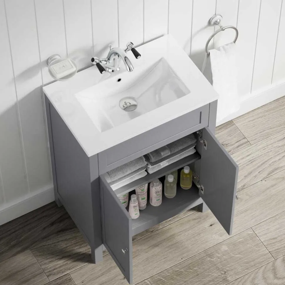 Butler & Rose Catherine Bathroom Suite with Vanity Unit & Close Coupled Toilet (Excluding Seat)