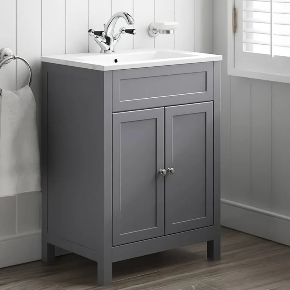Butler & Rose Catherine Bathroom Suite with Vanity Unit & Close Coupled Toilet (Excluding Seat)