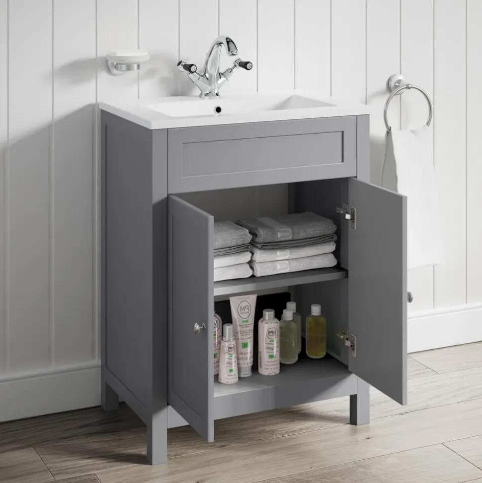 Butler & Rose Catherine Bathroom Suite with Vanity Unit & Close Coupled Toilet (Excluding Seat)