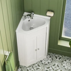 Butler & Rose Catherine Corner Cloakroom Vanity Unit with Basin