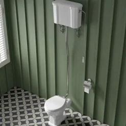Butler & Rose Catherine High Level Toilet with Pan, Cistern & Flush Pipe Kit