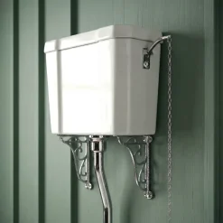 Butler & Rose Catherine High Level Toilet with Pan, Cistern & Flush Pipe Kit