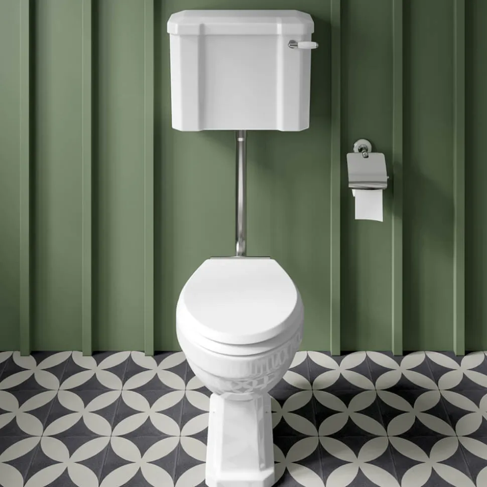 Butler & Rose Catherine Low Level Traditional Toilet - Pan & Cistern
