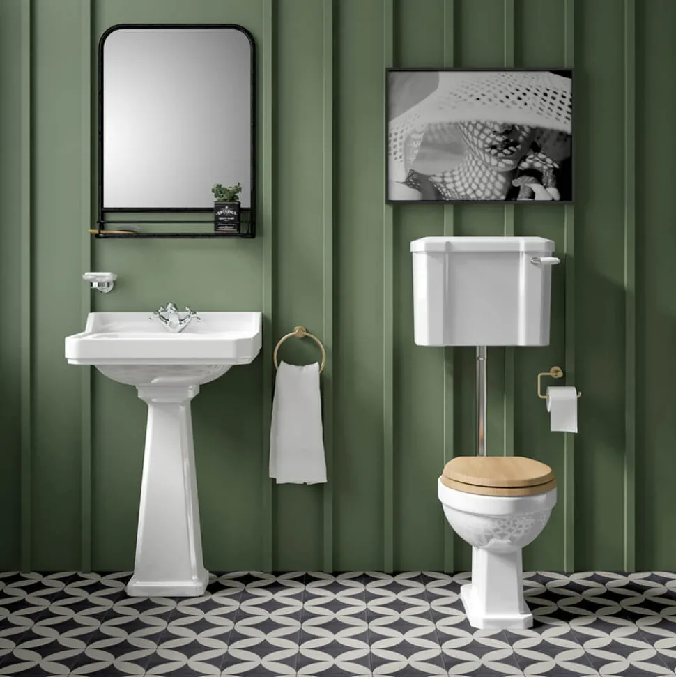Butler & Rose Catherine Low Level Traditional Toilet - Pan & Cistern