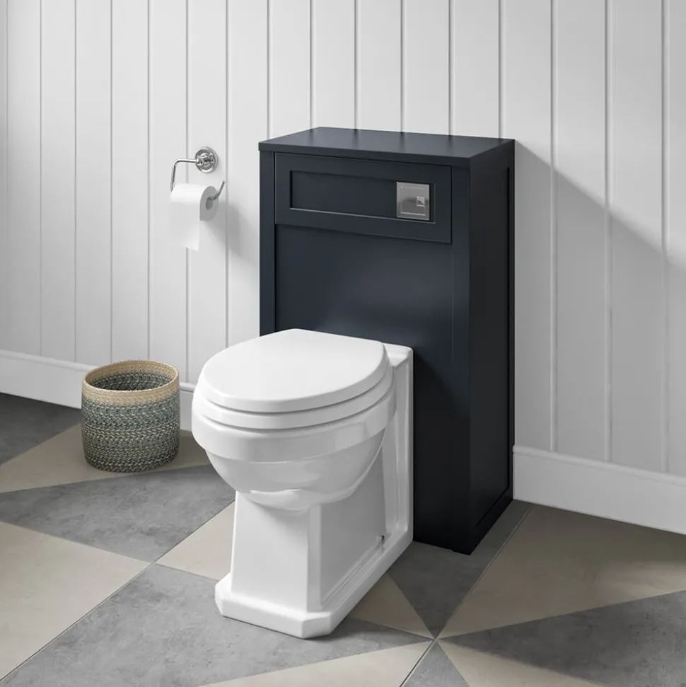 Butler & Rose Catherine 500mm Back to Wall Toilet Unit - Shadow Grey