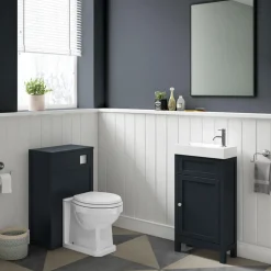 Butler & Rose Catherine 500mm Back to Wall Toilet Unit - Shadow Grey