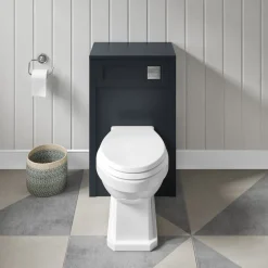 Butler & Rose Catherine 500mm Back to Wall Toilet Unit - Shadow Grey