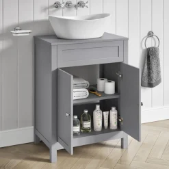 Butler & Rose Catherine 600mm Floorstanding Vanity Unit & Countertop