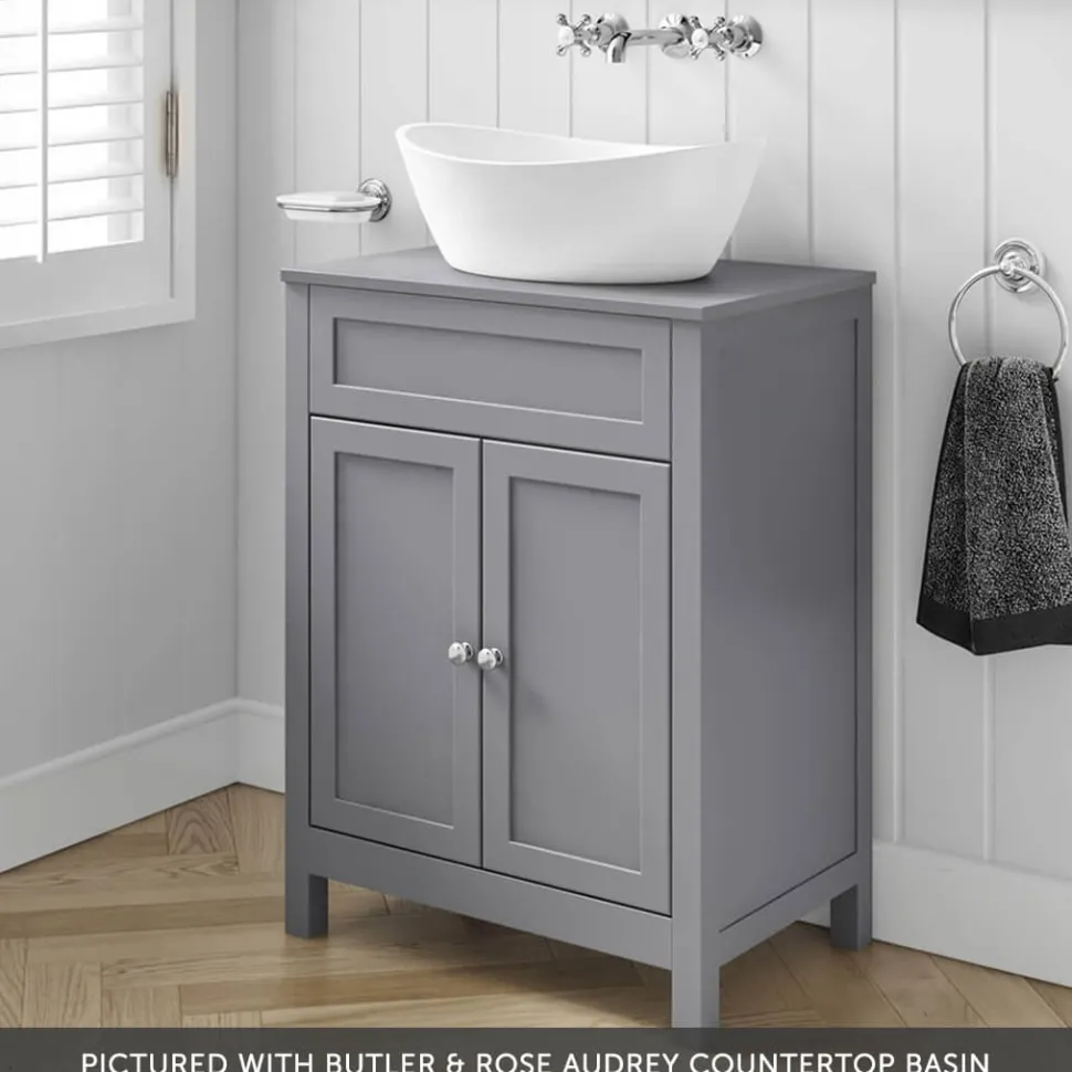 Butler & Rose Catherine 600mm Floorstanding Vanity Unit & Countertop