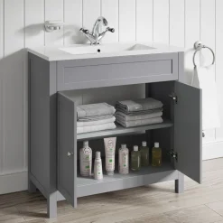 Butler & Rose Catherine Traditional 800mm Floorstanding Vanity Unit with Basin