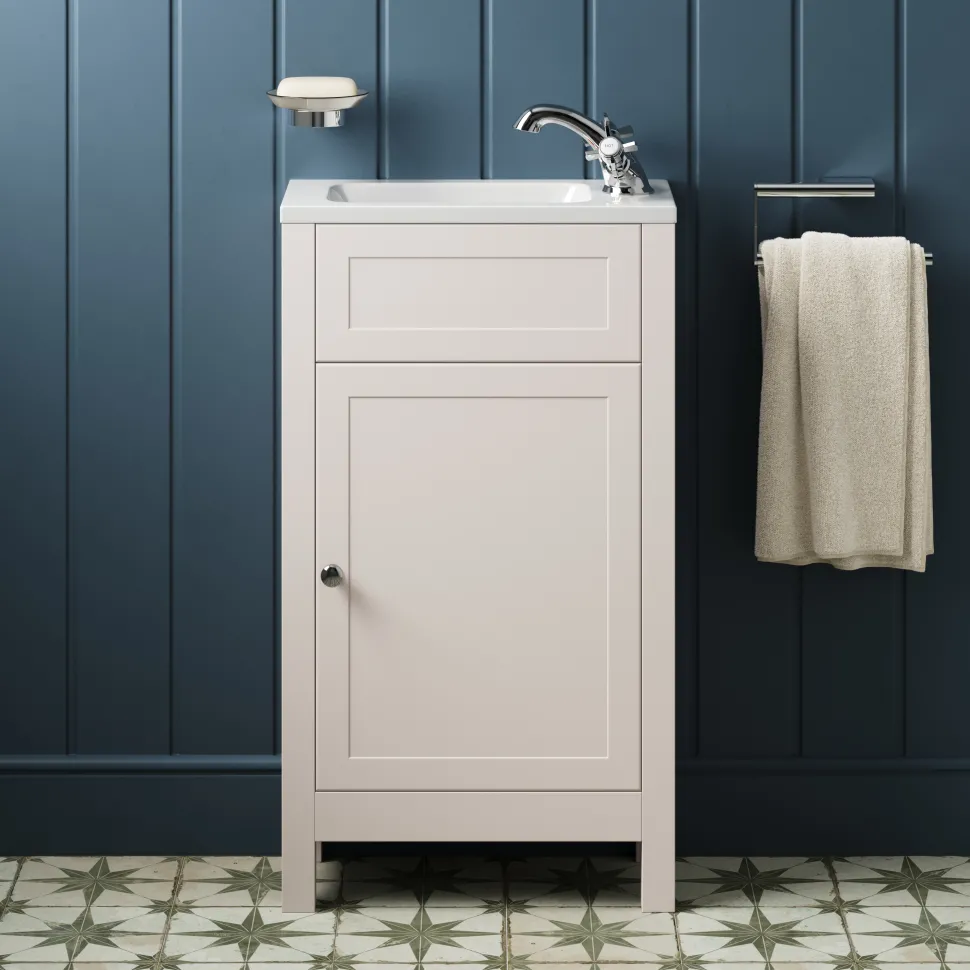 Butler & Rose Catherine Traditional 460mm Cloakroom Vanity Unit with Basin