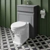 Butler & Rose Catherine Traditional Back to Wall Toilet (Excluding Seat)