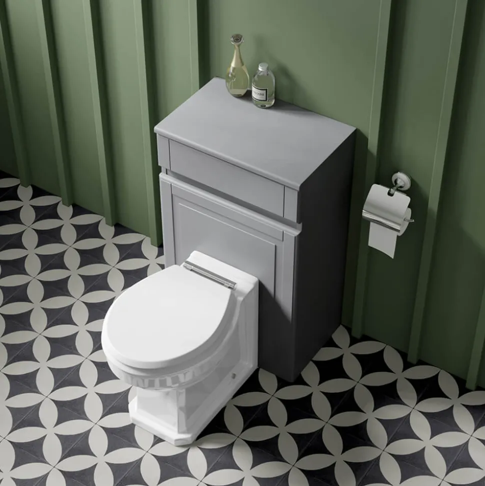Butler & Rose Catherine Traditional Back to Wall Toilet (Excluding Seat)