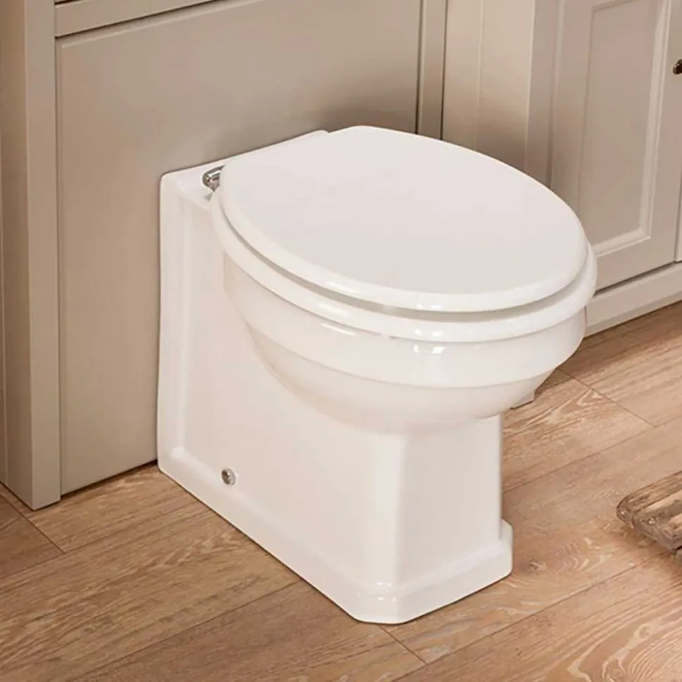 Butler & Rose Catherine Traditional Back to Wall Toilet (Excluding Seat)