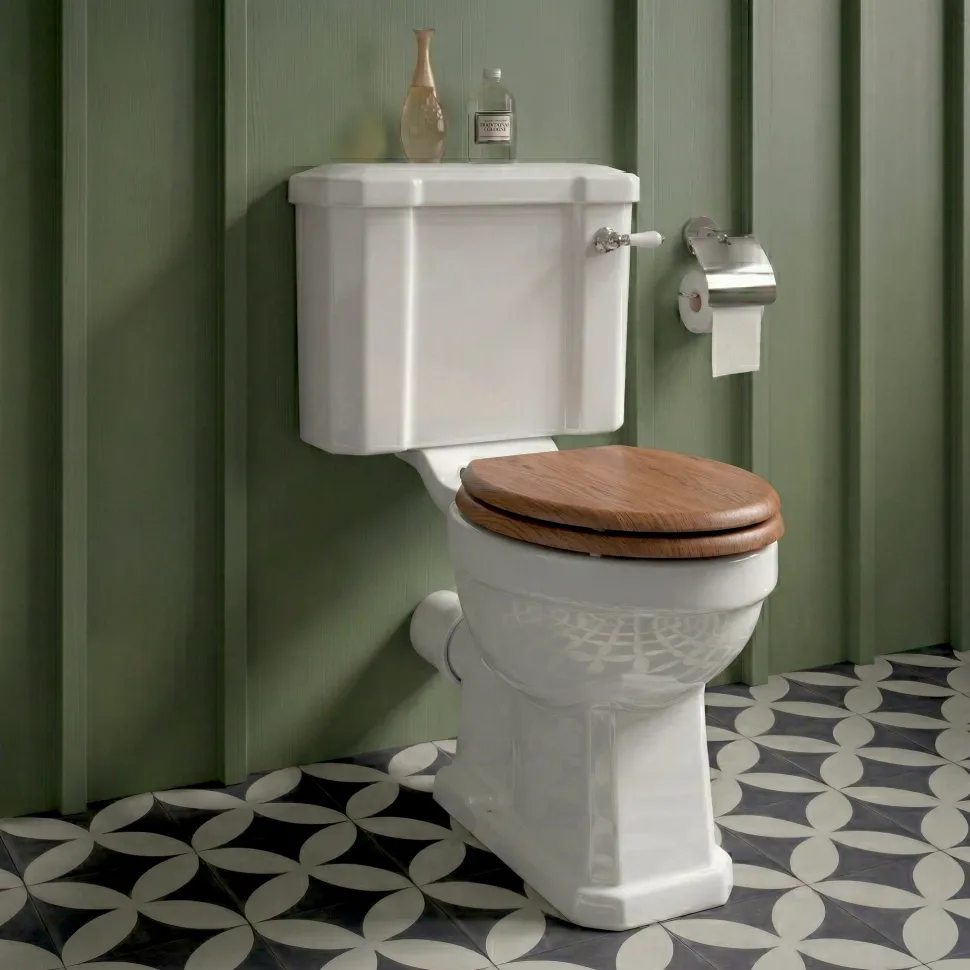 Butler & Rose Catherine Traditional Close Coupled Toilet (Excluding Seat)