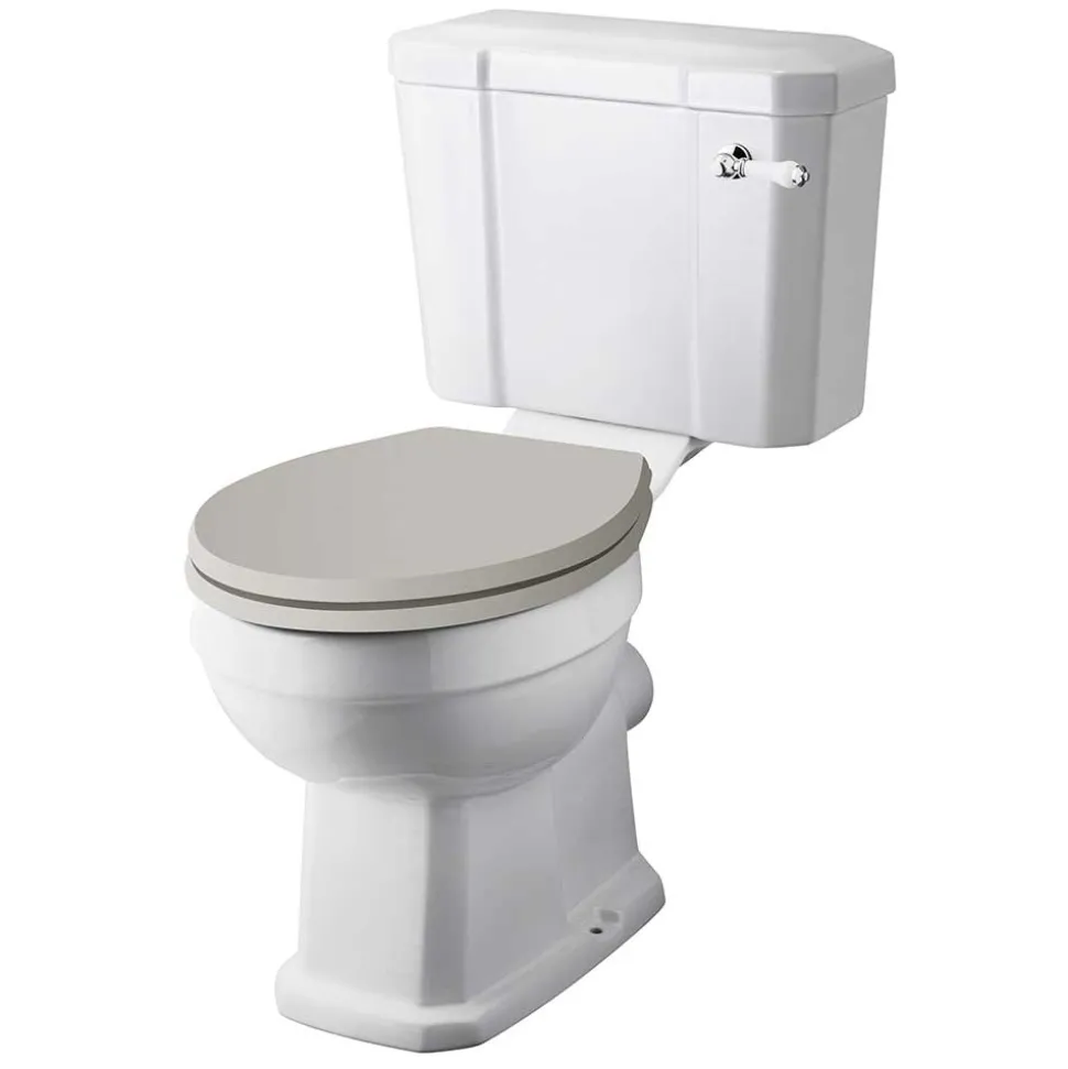 Butler & Rose Catherine Traditional Close Coupled Toilet (Excluding Seat)