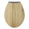 Butler & Rose Catherine Walnut Finish Soft Closing Top Fix Toilet Seat