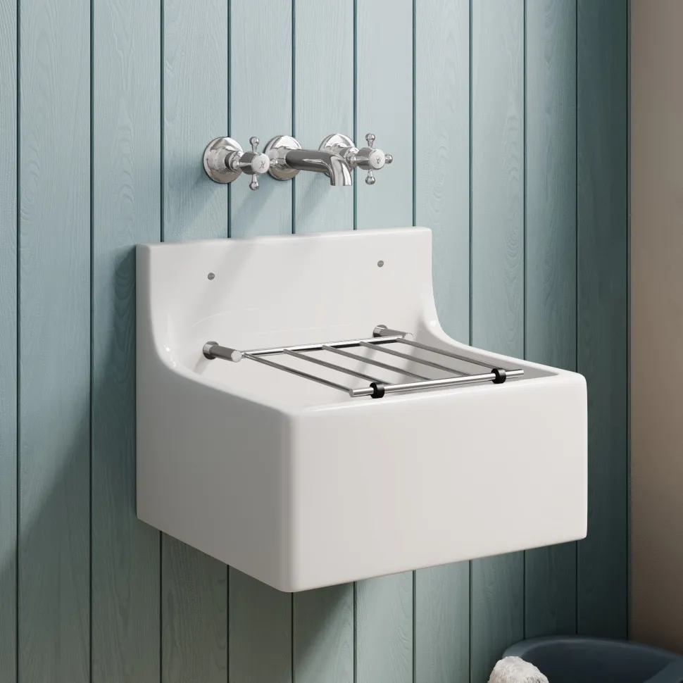 Butler & Rose Ceramic Fireclay Cleaner Sink - 455 x 396mm
