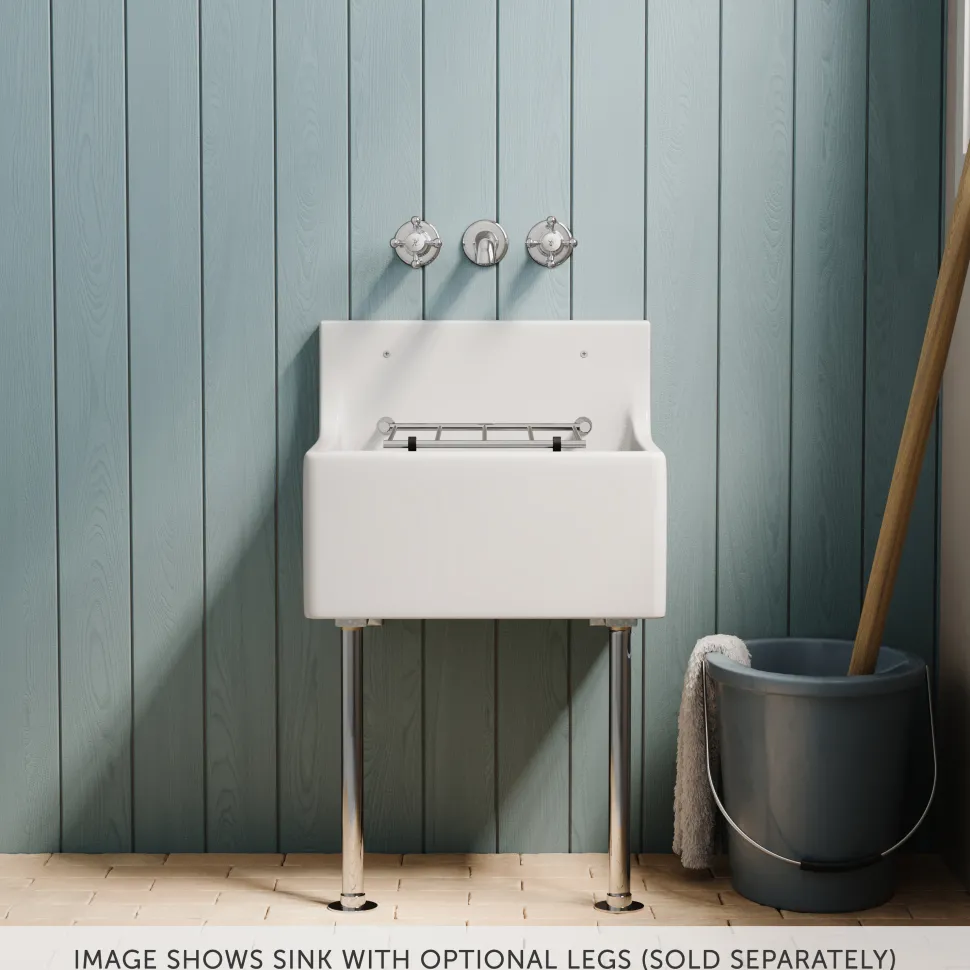 Butler & Rose Ceramic Fireclay Cleaner Sink - 455 x 396mm