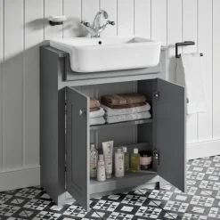 Butler & Rose Darcy Traditional Floorstanding Vanity Unit with Belfast Basin