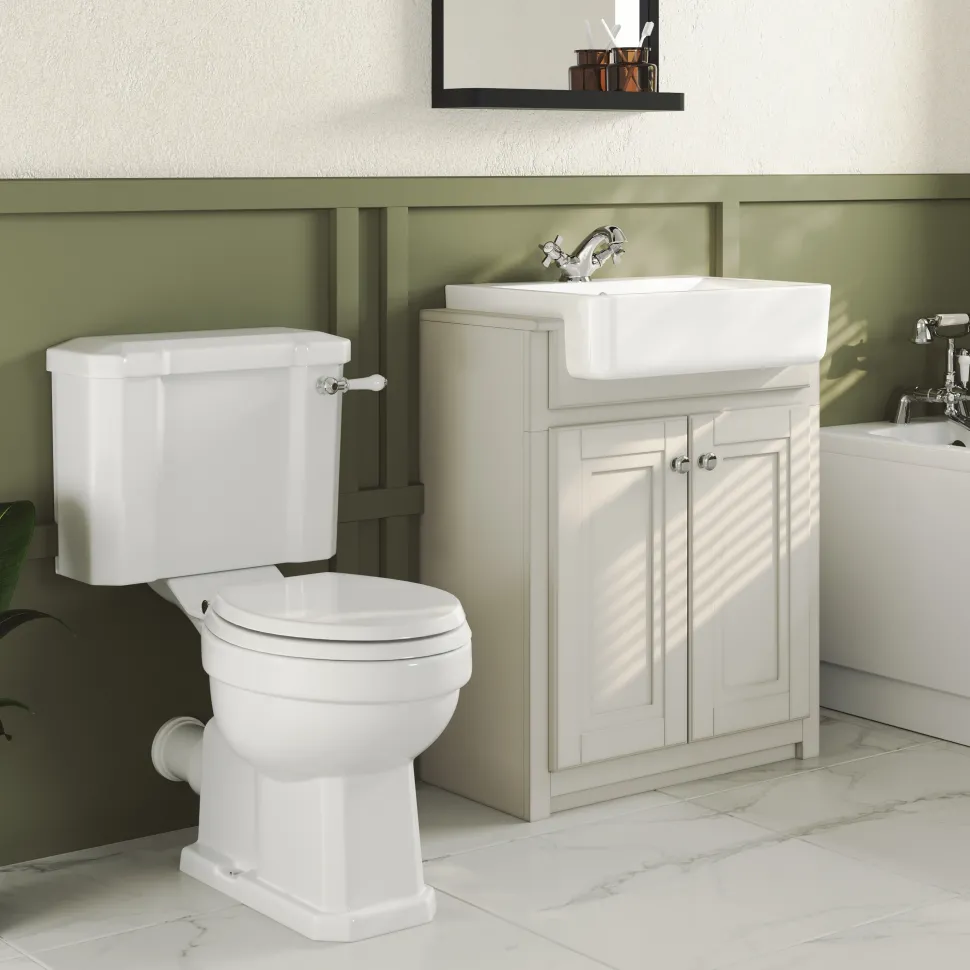 Butler & Rose Darcy Traditional Toilet & Vanity Unit Bathroom Suite