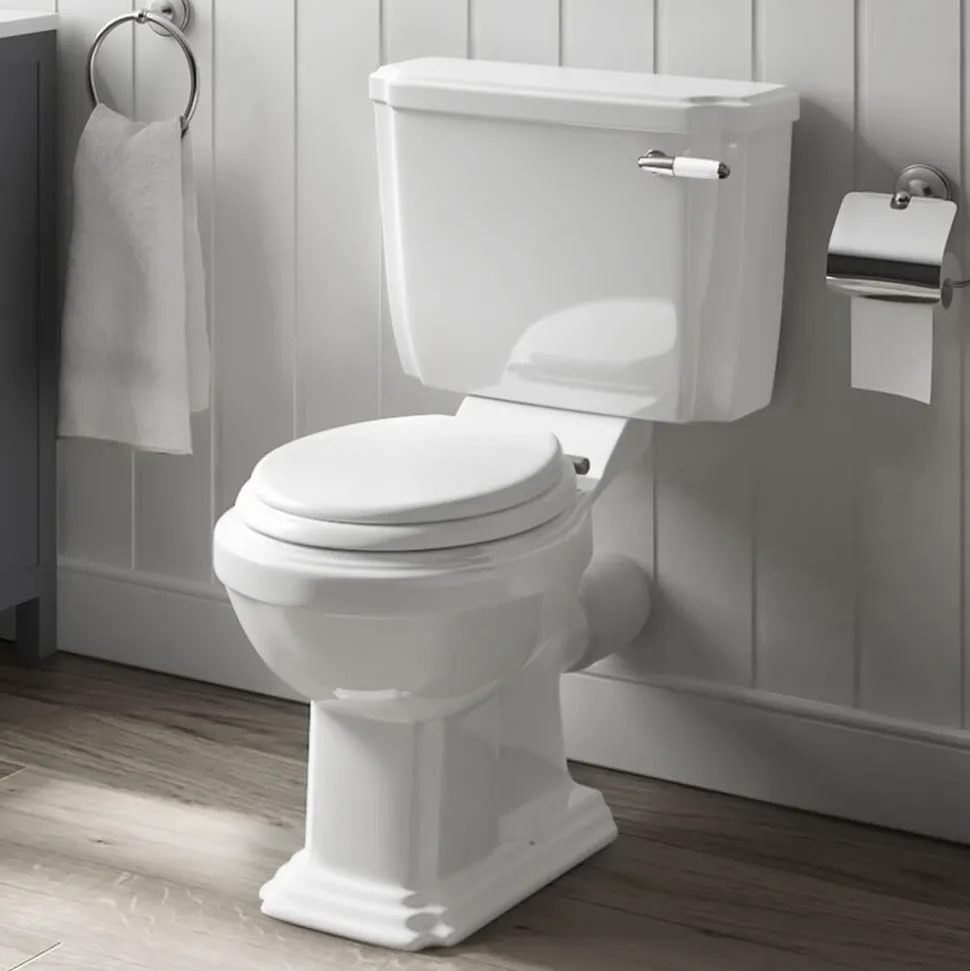 Butler & Rose Darcy Traditional Close Coupled Toilet (Excluding Seat)