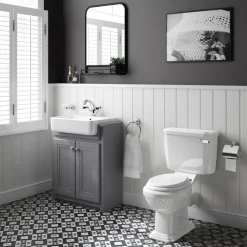 Butler & Rose Darcy Traditional Close Coupled Toilet (Excluding Seat)