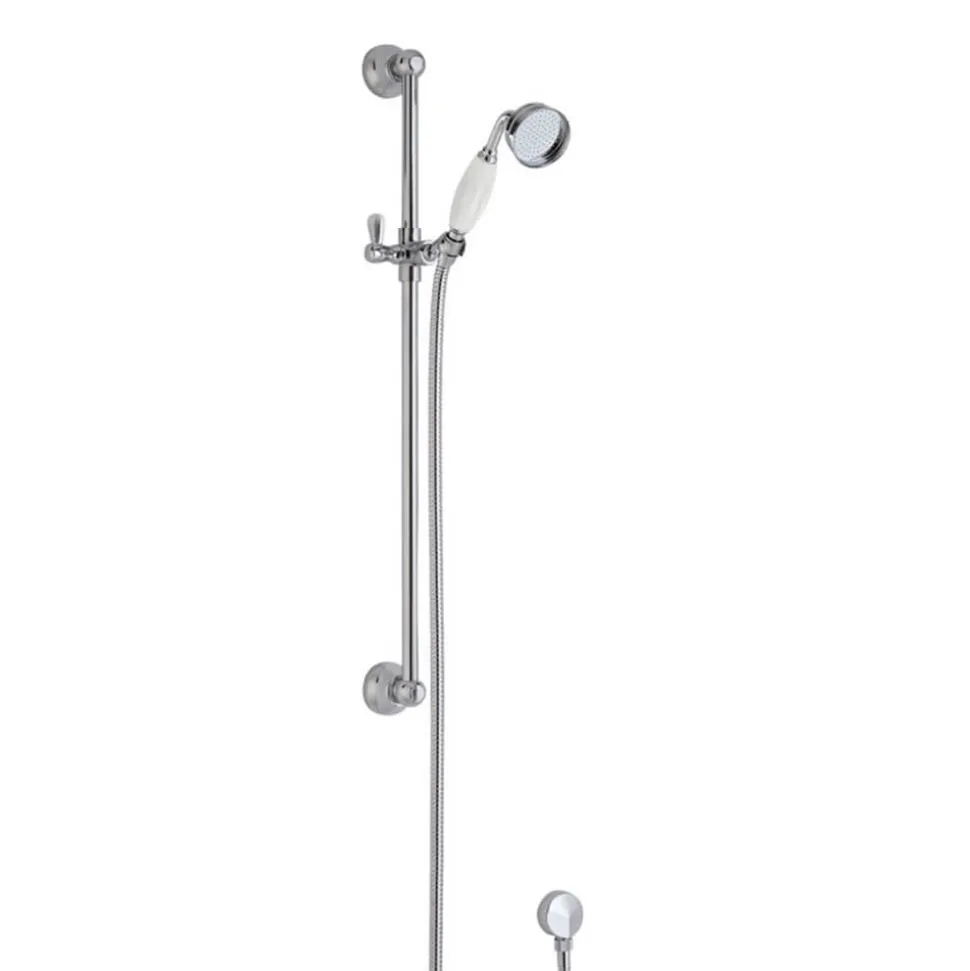 Butler & Rose Edith Concealed Shower Valve, Fixed Shower Head & Slide Rail Kit