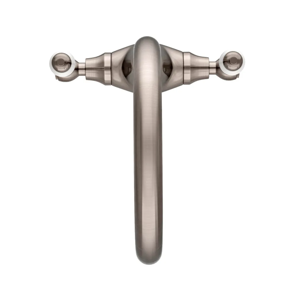 Butler & Rose Elizabeth Traditional Mono Kitchen Mixer - Brushed Nickel