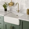Butler & Rose Heavy Duty Belfast / Butler Ceramic Fireclay Kitchen Sink - 595 x 450mm
