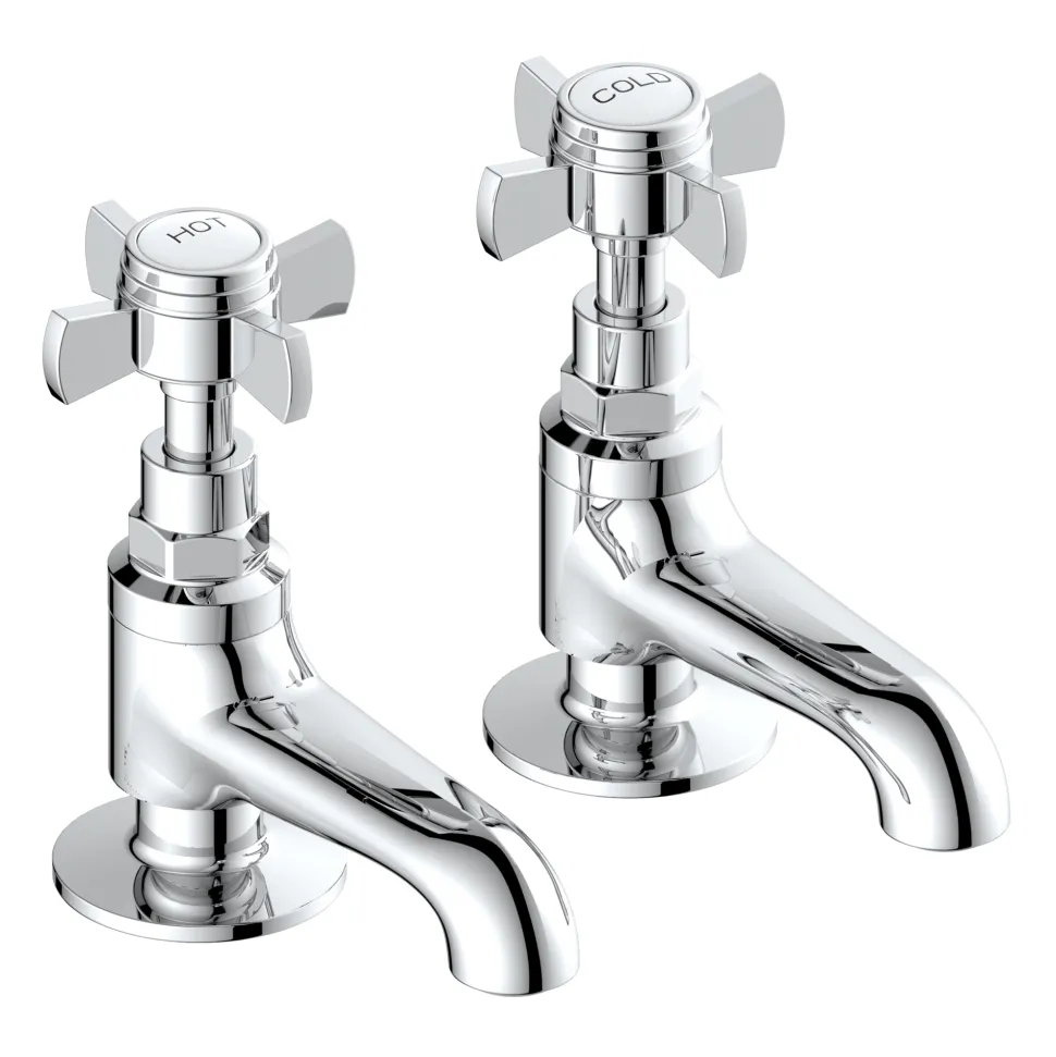 Butler & Rose Loretta Traditional Bath Pillar Taps