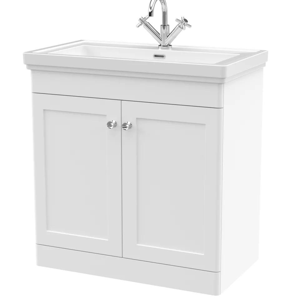 Butler & Rose Ophelia 800mm Floorstanding 2 Door Vanity Unit & Basin