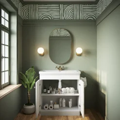 Butler & Rose Ophelia 800mm Floorstanding 2 Door Vanity Unit & Basin