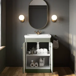 Butler & Rose Ophelia 600mm Floorstanding 2 Door Vanity Unit & Basin