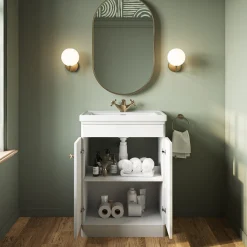 Butler & Rose Ophelia 600mm Floorstanding 2 Door Vanity Unit & Basin