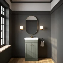 Butler & Rose Ophelia 500mm Floorstanding 2 Door Vanity Unit & Basin
