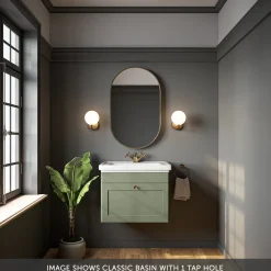Butler & Rose Ophelia 600mm Wall Mounted 1 Drawer Vanity Unit & Basin