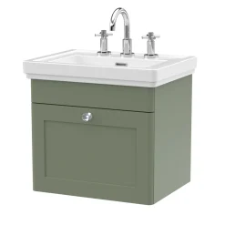 Butler & Rose Ophelia 500mm Wall Mounted 1 Drawer Vanity Unit & Basin