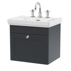 Butler & Rose Ophelia 500mm Wall Mounted 1 Drawer Vanity Unit & Basin