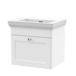 Butler & Rose Ophelia 500mm Wall Mounted 1 Drawer Vanity Unit & Basin