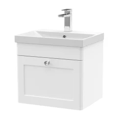 Butler & Rose Ophelia 500mm Wall Mounted 1 Drawer Vanity Unit & Basin
