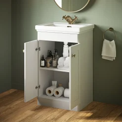 Butler & Rose Ophelia Traditional Toilet & 500mm Floorstanding Vanity Unit Bathroom Suite